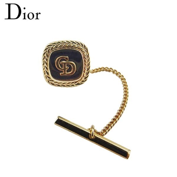 タイピン ネクタイピン CDマーク メンズ タイタック ゴールド 中古