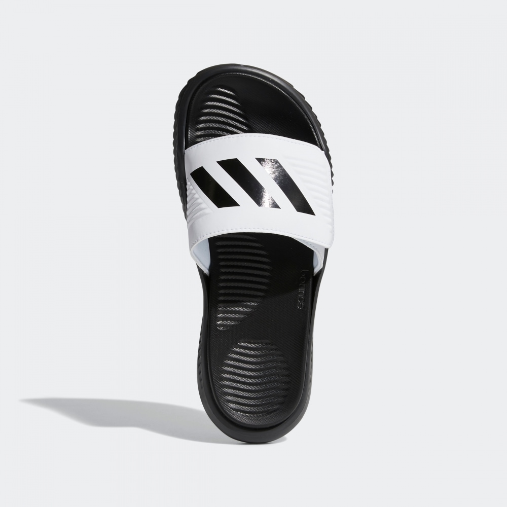 アディダスアルファバウンススライド-ホワイト/FZ0388