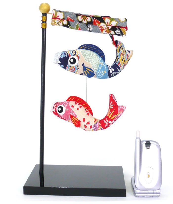 【鯉のぼり】ちりめん鯉のぼり【新作】【秀光】【限定品】【D034】