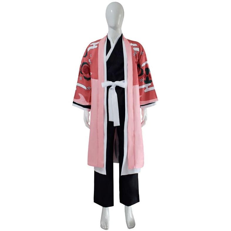 ハロウィン BLEACH ブリーチ 風 京楽春水 きょうらくしゅんすい コスチューム コスプレ衣装 5点セット サイズ SXXXL