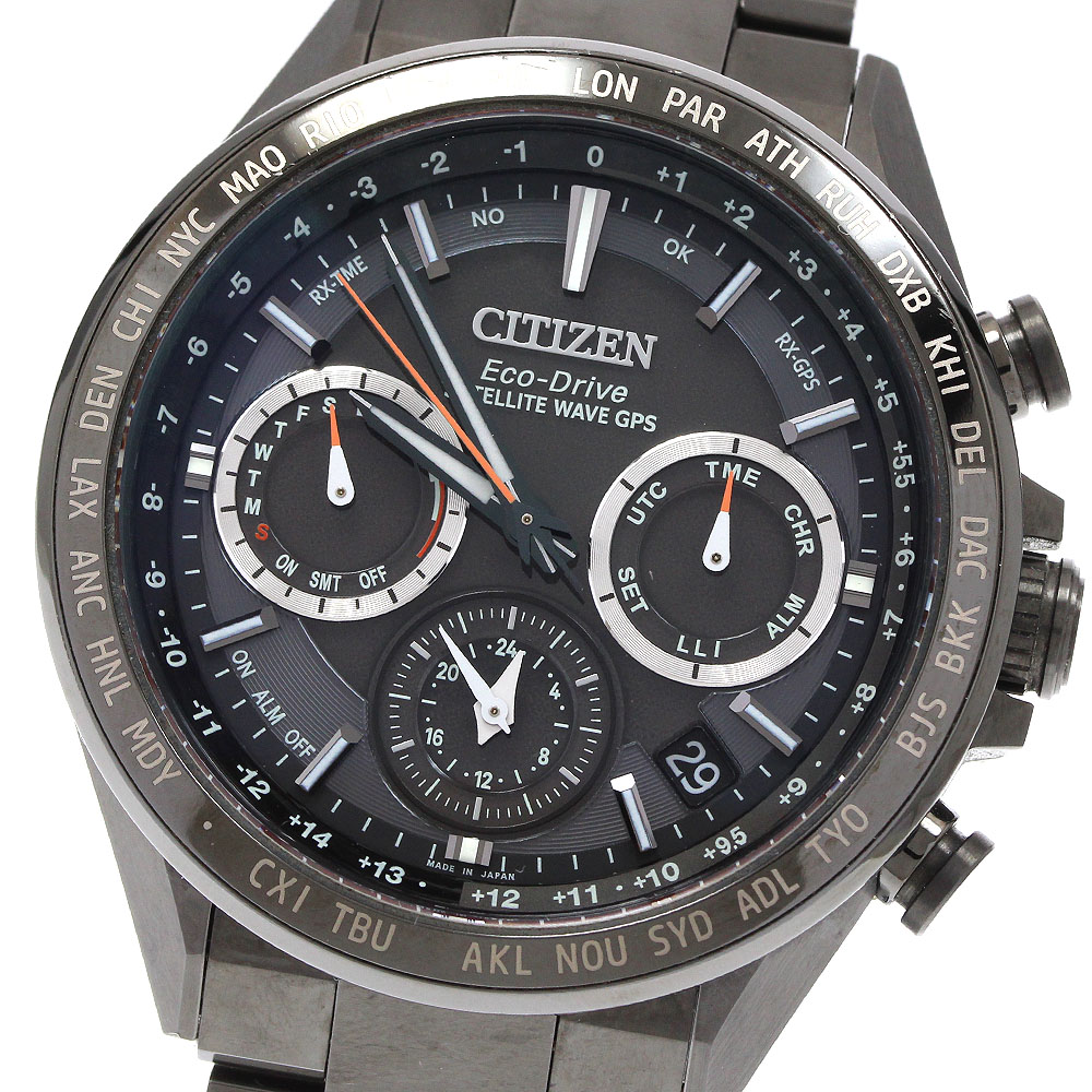シチズン CITIZEN CC4014-62E/F950-T026664 アテッサ エコドライブ ソーラー電波 メンズ 箱・保証書付き_922961【中古】