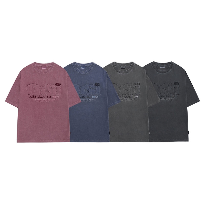 [n.SSign ロビン 着用] PIGMENT DAMAGE T-SHIRT 韓国 アイドル 半袖 Tシャツ レディース メンズ 春 夏 大きいサイズ ゆったり