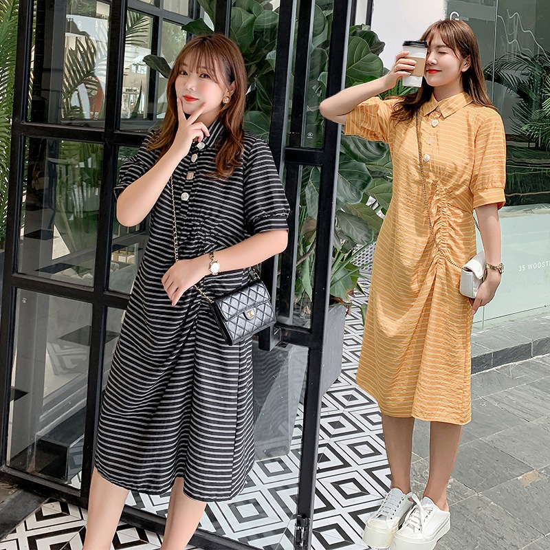 ワンピース 大きいサイズ 半袖 春夏 韓国 妊婦 マタニティ ゆったり きれいめ 3l 4xl 5l