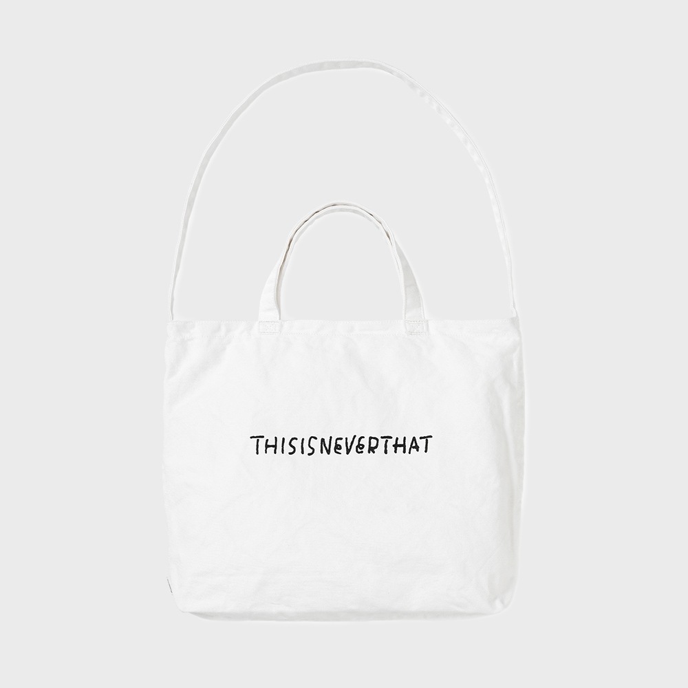 ディス・イズネヴァー・ザット TNT 長場ゆうメッセンジャーバッグホワイト