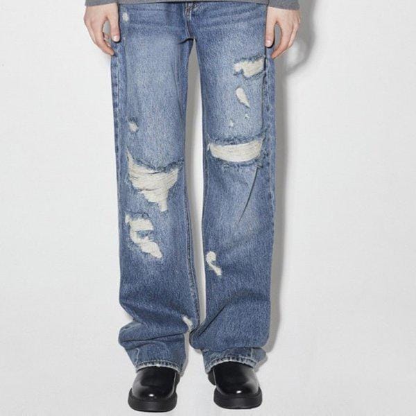 男性[特価] 救済ワイドストレートMトーンB255DP110P_US