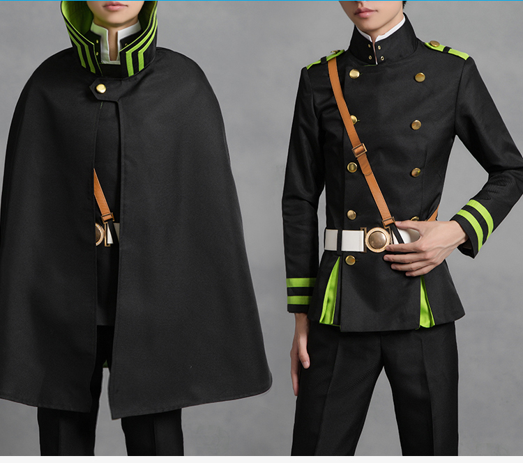 終わりのセラフ百夜優郎コスプレ衣帽子付き