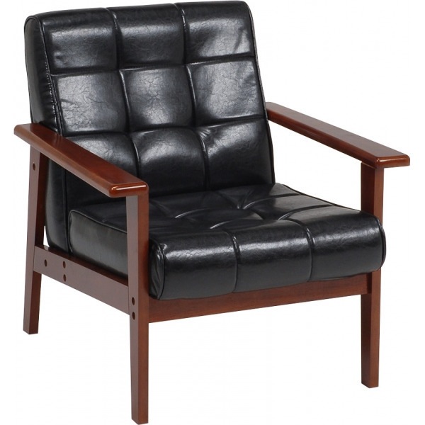 シャーク1P-BK ソファー メーカー直送