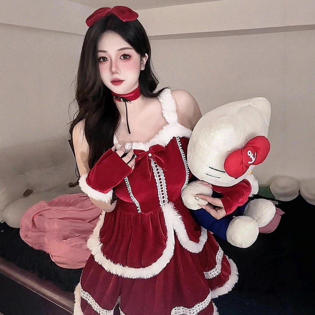 クリスマス ロリータ デート 服 サンタ ドレス 25 服 25大人気急速発送無料