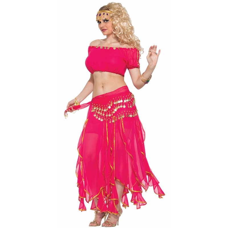 コスプレ 仮装 アラビアンダンサー ピンク Std 【 コスプレ ハロウィン 仮装 コスチューム セクシー 民族衣装 アラビアン ベリーダンス パーティーグッズ 大人用 余興 アラジン 伝統衣装 女性