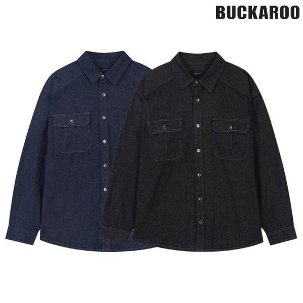 [驪州店] 男性ツーポケットデニムシャツ(B255DS350P)