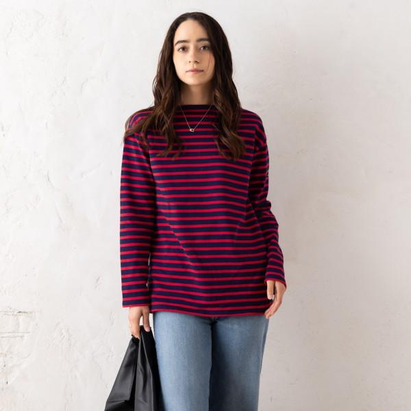 Tシャツ カットソー ギルド ボートネック ネイビー レッド メンズ レディース ユニセックス ST.JAMES 2501