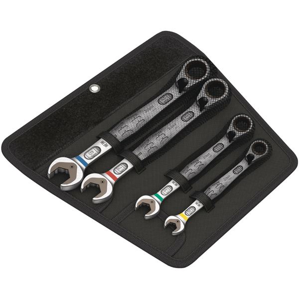WERA ヴェラ 4点組 コンビネーション ラチェットレンチ セット JOKER 角度付 ラチェットヘッド 10 13 17 19mm 020090