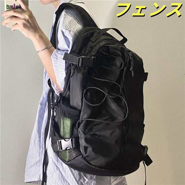 バッグ レディース メンズ 男女兼用 リュック バッグパック ビジネスバッグ 大容量 多収納 便利 軽量 軽い ポケット シンプル カジュアル お洒落 かっこいい こなれ感 ラフ ボーイッシュ