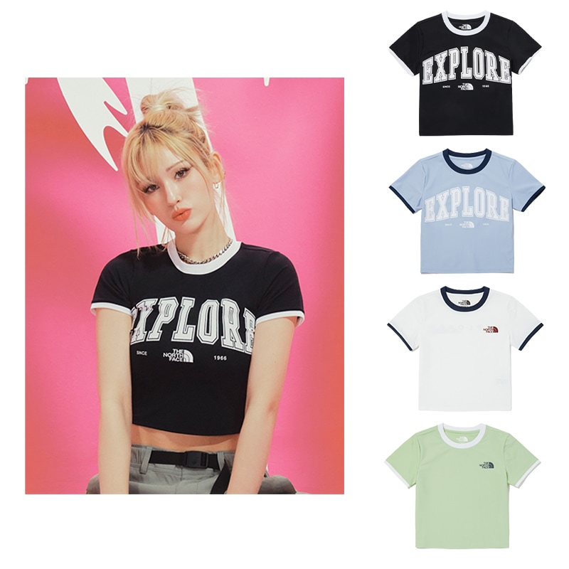 TNF 23SS 正規品 サーフサイドクロップ半袖 人気商品 NT7UP31K