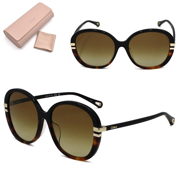 サングラス CH0207SK-003 サングラス アジアンフィット レディース ブラックハバナ ブラウングラデーション