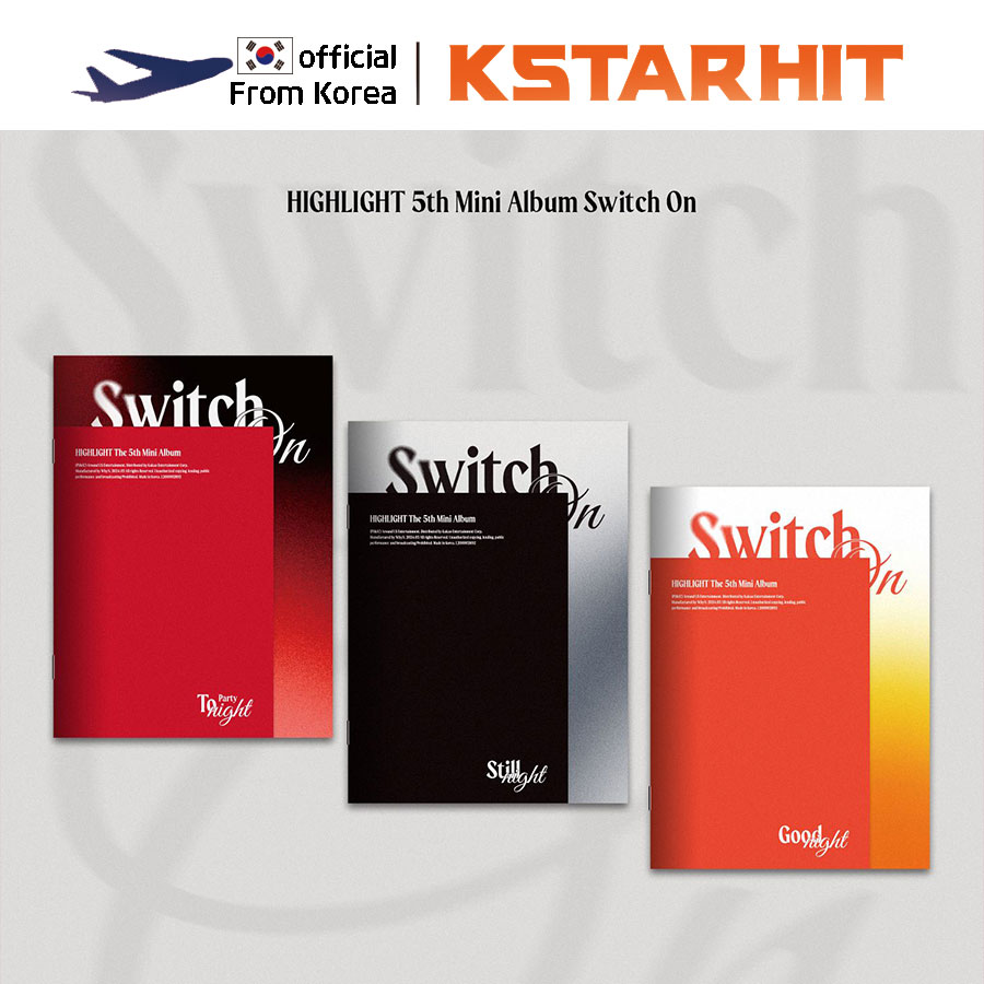 (Standard ver./3種セット) HIGHLIGHT - Switch On (5thミニアルバム)
