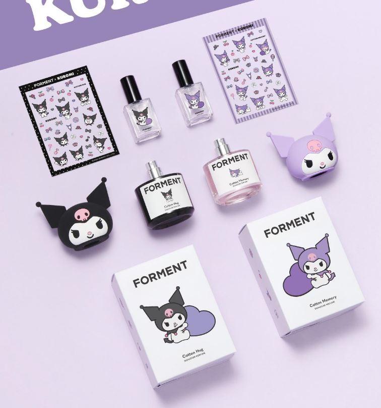 【KUROMI EDITION】 シグネチャーパフューム 50ml 黒美 エディション 2種択1 / コットンメモリー / コットンハグ / 香水10ml共用器 / ダークステッカー