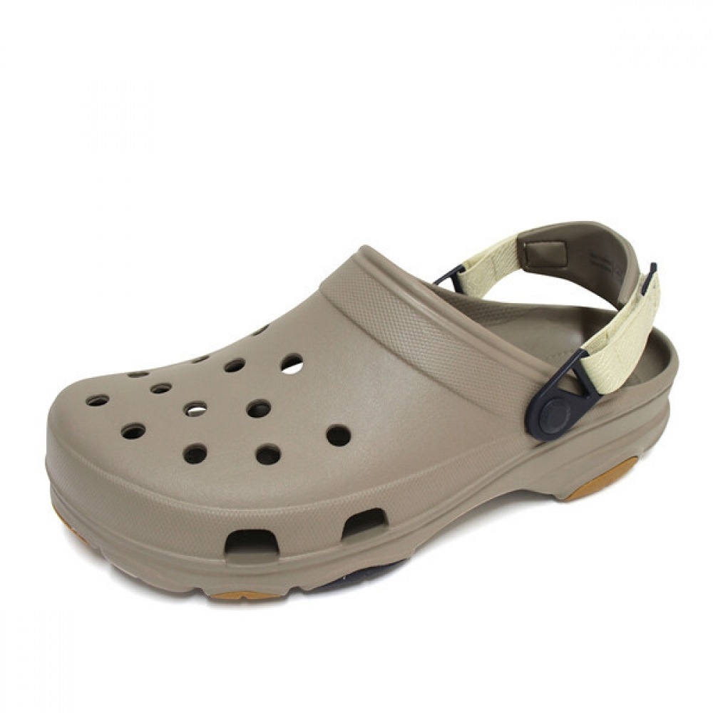 クロックスクラシック全地形クロッグサンダルスリッパカーキ 206340-2F9