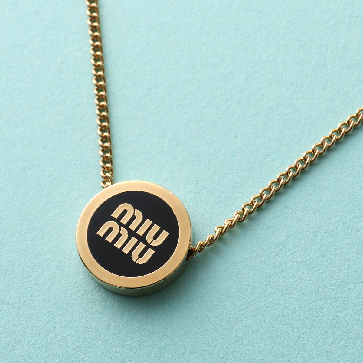 MIUMIU ミュウミュウ ネックレス 5IC096 2F6T レディース ロゴ アクセサリー ペンダント カラー2色