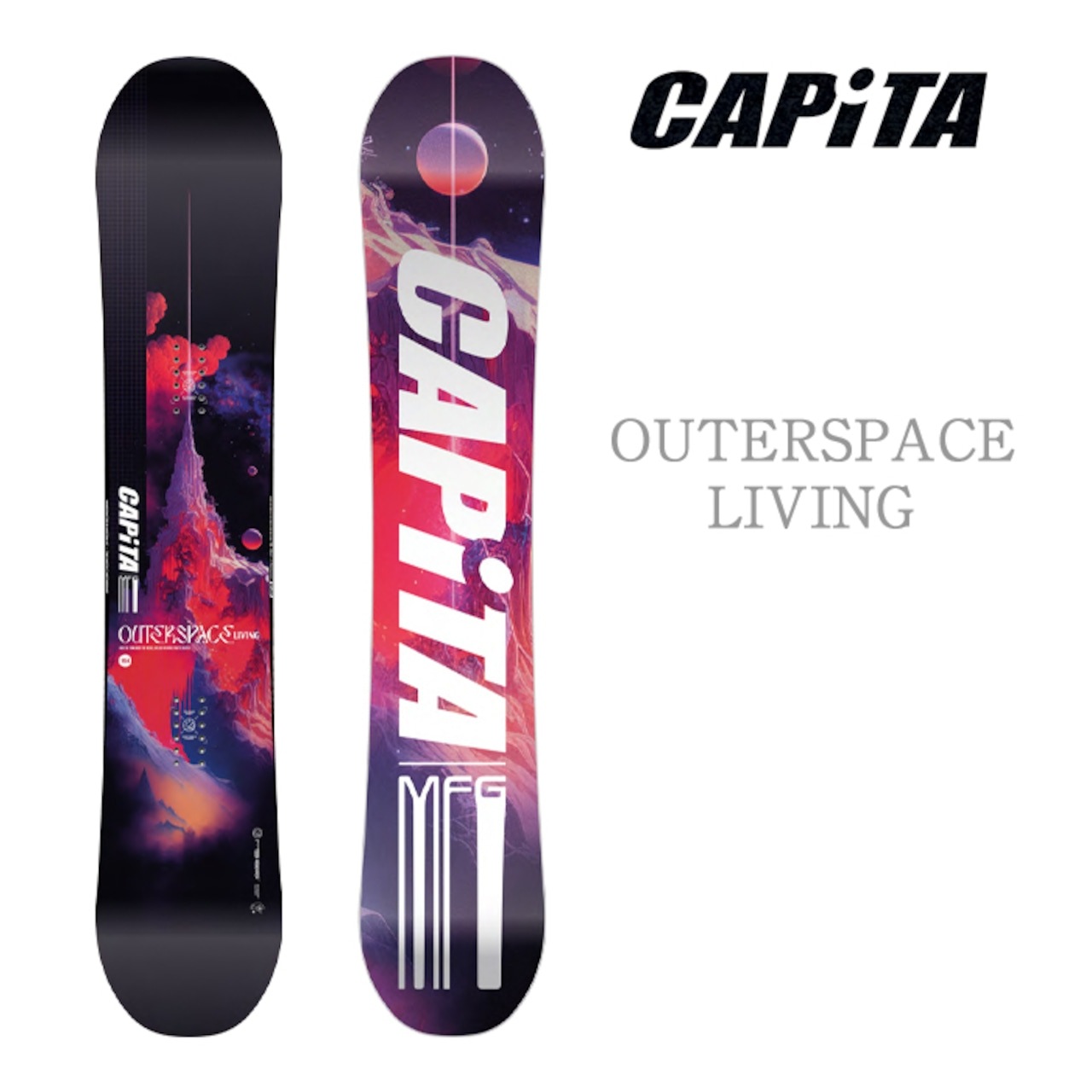 新品未使用 24-25 CAPITA BOARD OUTERSPACE LIVING 150cm 安心保証 即日発送 本体 土日祝発送OK M132