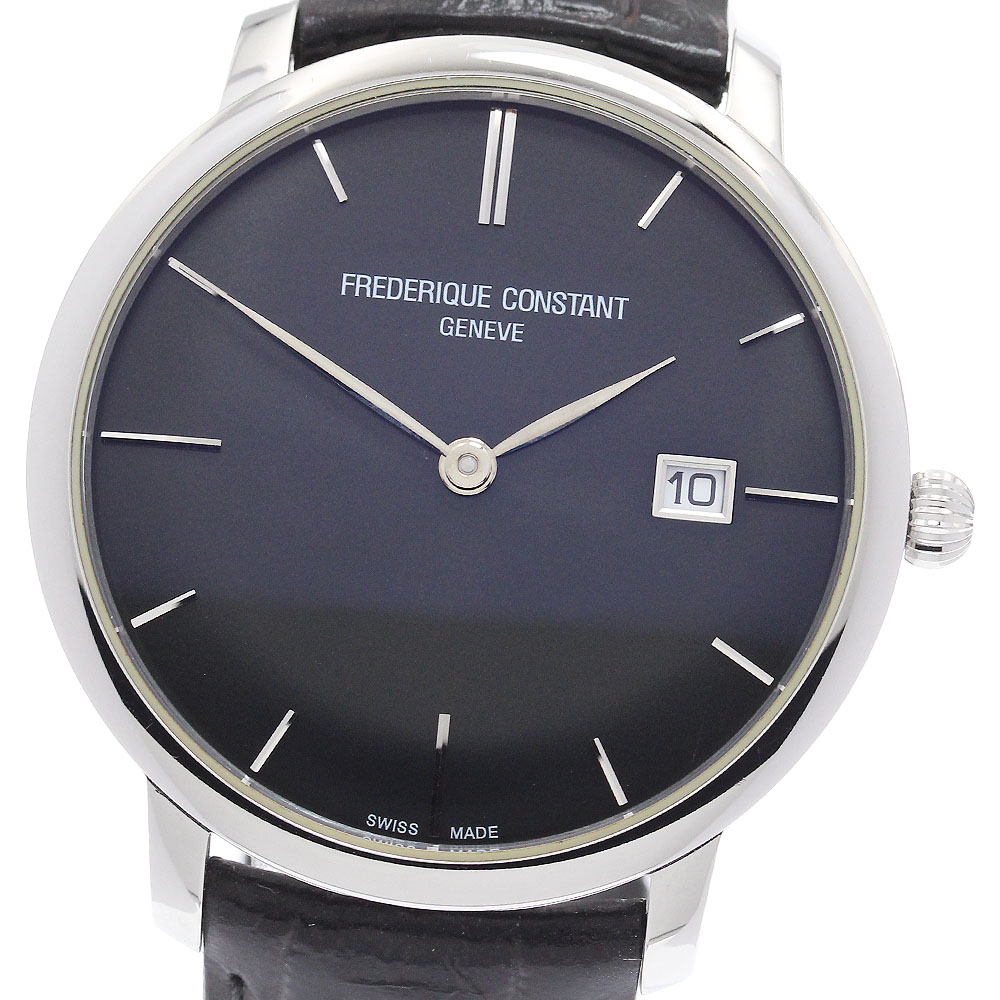 フレデリック・コンスタント FREDERIQUE CONSTANT FC-306X4S6 スリムライン デイト 自動巻き メンズ _943330【中古】