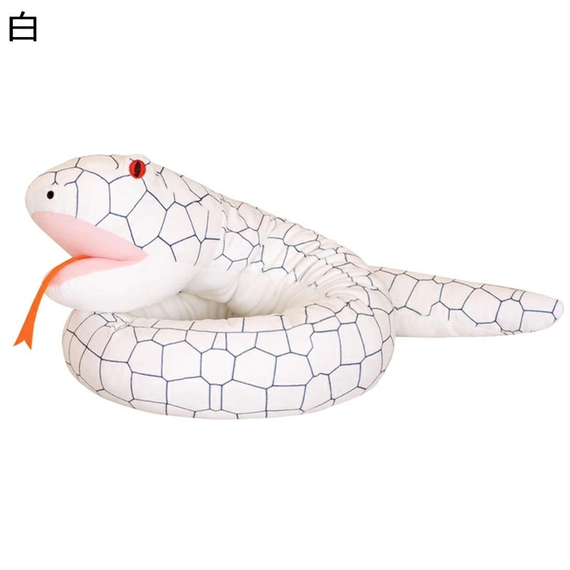 ぬいぐるみ へび 抱き枕 昼寝まくら アニマル 長い フワフワ ねむねむ やわらかい 快適 癒しい 柔軟 軽い カワイイ もちもち ストレス解消 誕生日祝い プレゼント 洗える 男の子 リアル