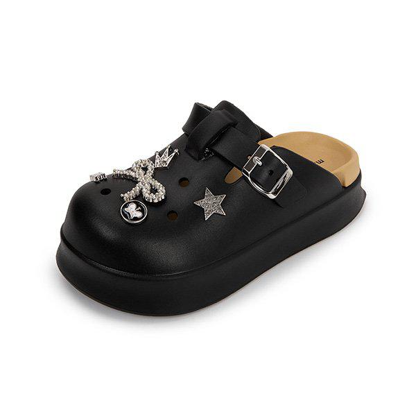 M. ドルチェ チャンキー クログ ミュール ブラック 516523910ZA