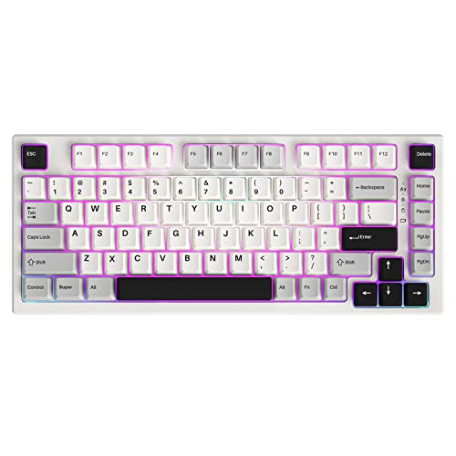 色：ホワイト サイズ：Gateron G Pro 黄軸 YUNZII YZ75 75% キーボード 12,774円