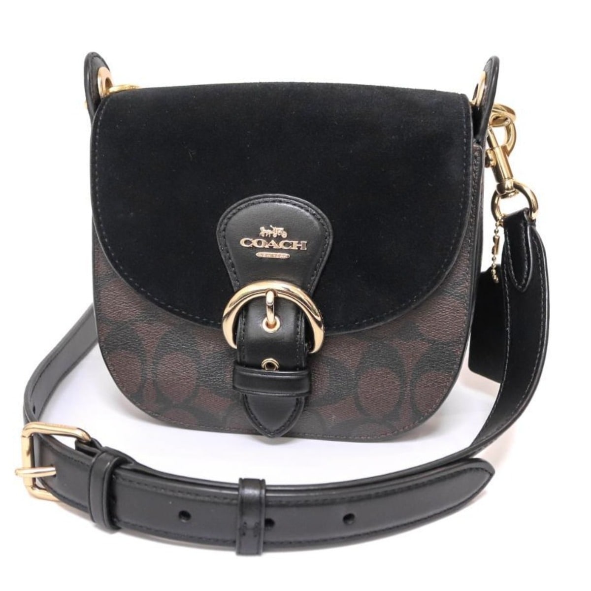 C7966 クリオ シグネチャー 2Wayバッグ ブラウン