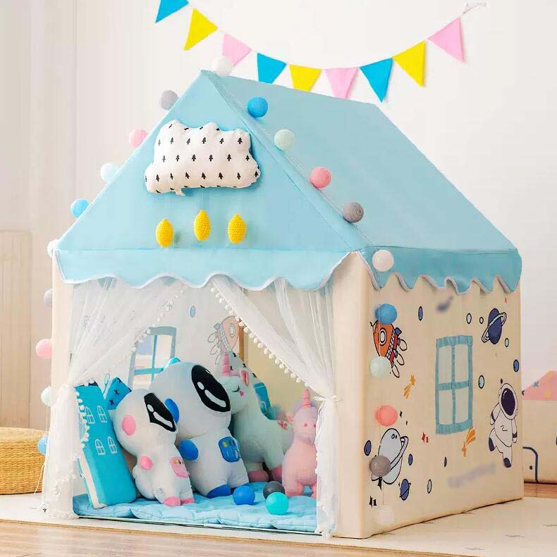 キッズテント プレイハウス 赤ちゃん ベビーテント PVC 可愛い プレイテント お姫様 睡眠テント ゲームハウス 子供テント お城 テントハウス 室内 男の子 女の子 プリンセスの城型 知育玩具 秘