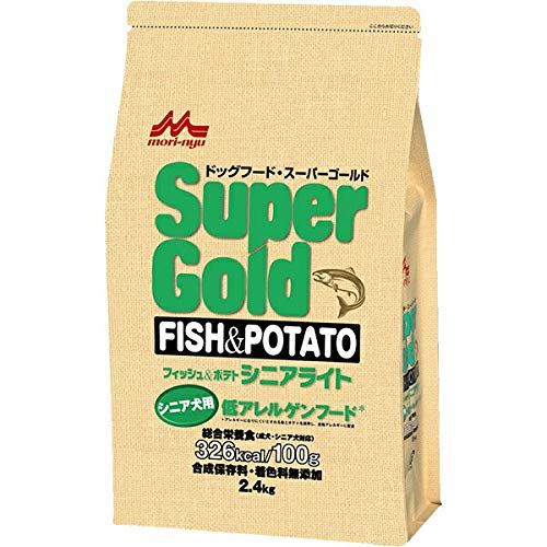 【セット販売】スーパーゴールド フィッシュ&ポテト シニアライト 2.4kg×2コ