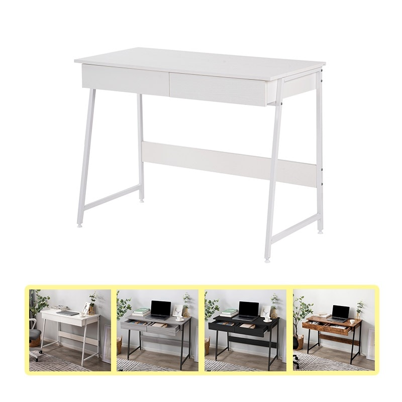 【国内即日発送】パソコンデスク　引き出し付き　幅100*奥48 パソコンデスク 木製 ミシン台 書斎机 学習机 勉強机