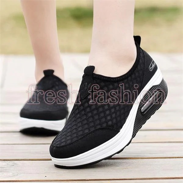 2024新作 疲れない シューズ サボ メッシュ スニーカー ダイエット 女性 キャンプ 厚底 ウォーキング スポーツシューズ ランニング エアソール 歩行姿勢調整 矯正靴