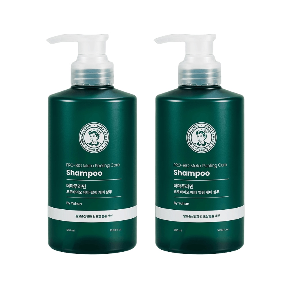 [ダーマプラミン] プロバイオ メタ ピーリングケア シャンプー 500ml 2本