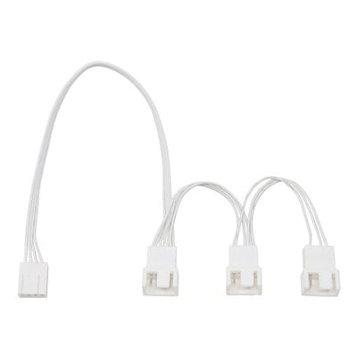 他サイト： アイネックス　PWMファン用電源3分岐デイジーチェーンケーブル 34cm ホワイト　CA100AWHの商品画像