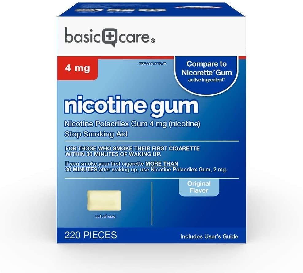 [米国直配送][プレミアム純正品] ニコチンポラクリレックスガム4mg(ニコチン)禁煙補助剤未塗布2