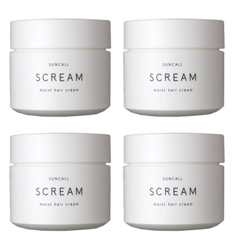 スクリム モイスト ヘアクリーム 120g ×4 セット スタイリング クリーム アウトバストリートメント ナイトクリーム ヘアクリーム パサつき つや髪 うるおい