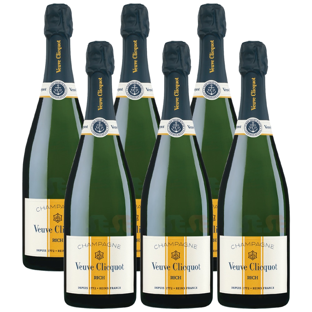 正規品 ヴーヴ・クリコ リッチ オン アイス 1BOX 6本入り 750ml / フランス シャンパーニュ
