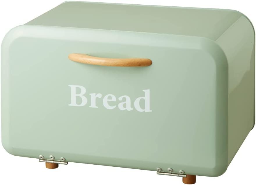 リコメン堂 アビテ Habiter ブレッドケース 35×23.5×22.5cm 食パン入れ 収納 パンケース パン入れ (グリーン) 4,231円