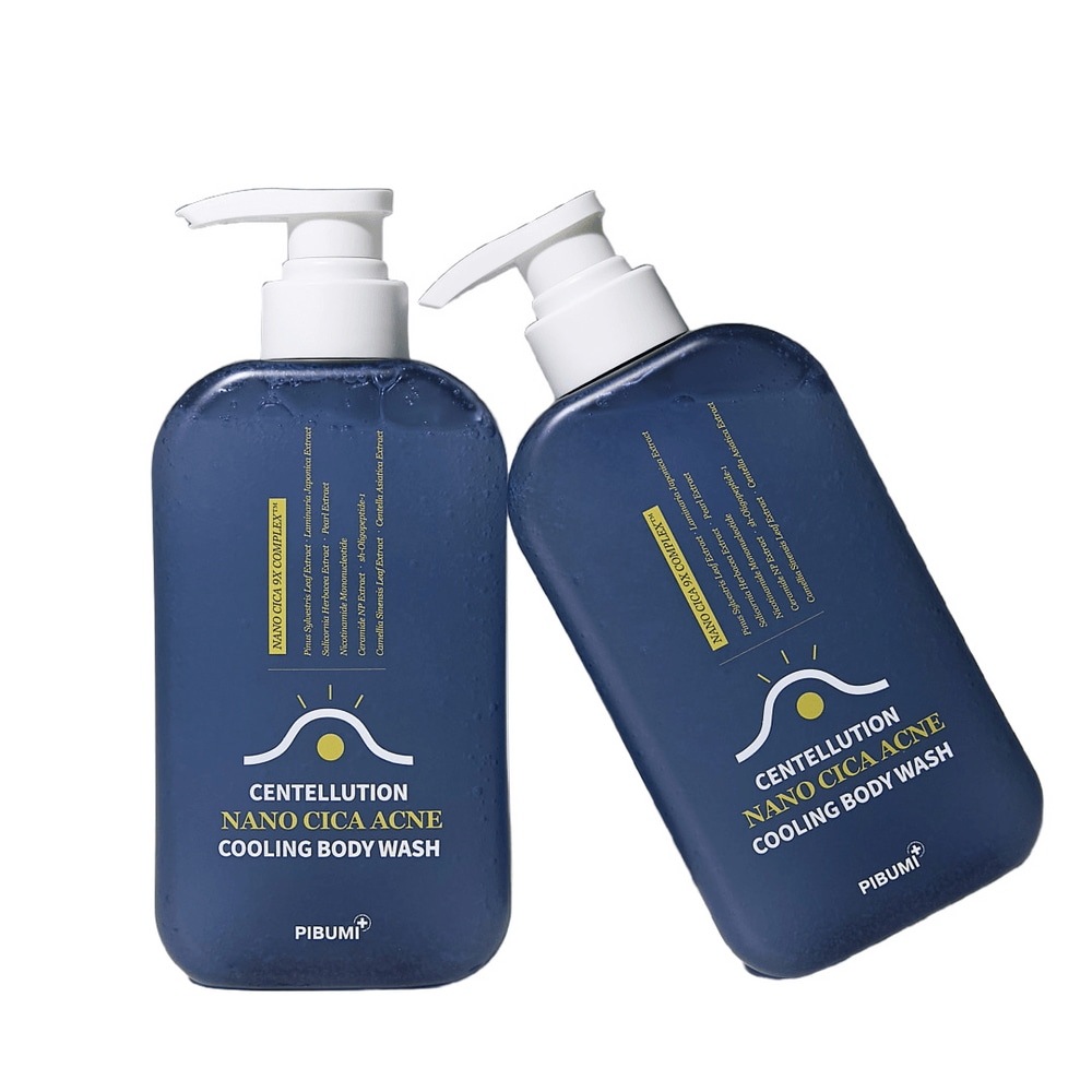 [1+1] 美肌センタリング ナノシカ アクネ クーリング ボディウォッシュ 500ml ニキビ機能性/背中ニキビ ボディウォッシュ/香りの良いボディウォッシュ/パフュームボディウォッシュ