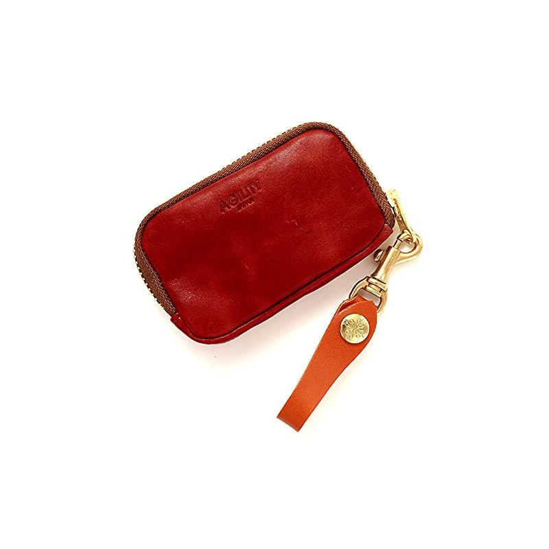 [アジリティ] アファ affa 『ジャンティ』【キーケース コインケース メンズ 革】 レッド