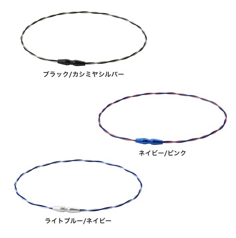 軽量設計　RAKUWAネックレス EXTREME ワイヤートルネード