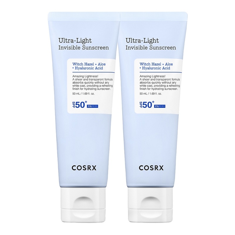 コスアルエックスウルトラライトインビジャブルサンスクリーンSPF50+ PA++++ 50ml2個 5,290円