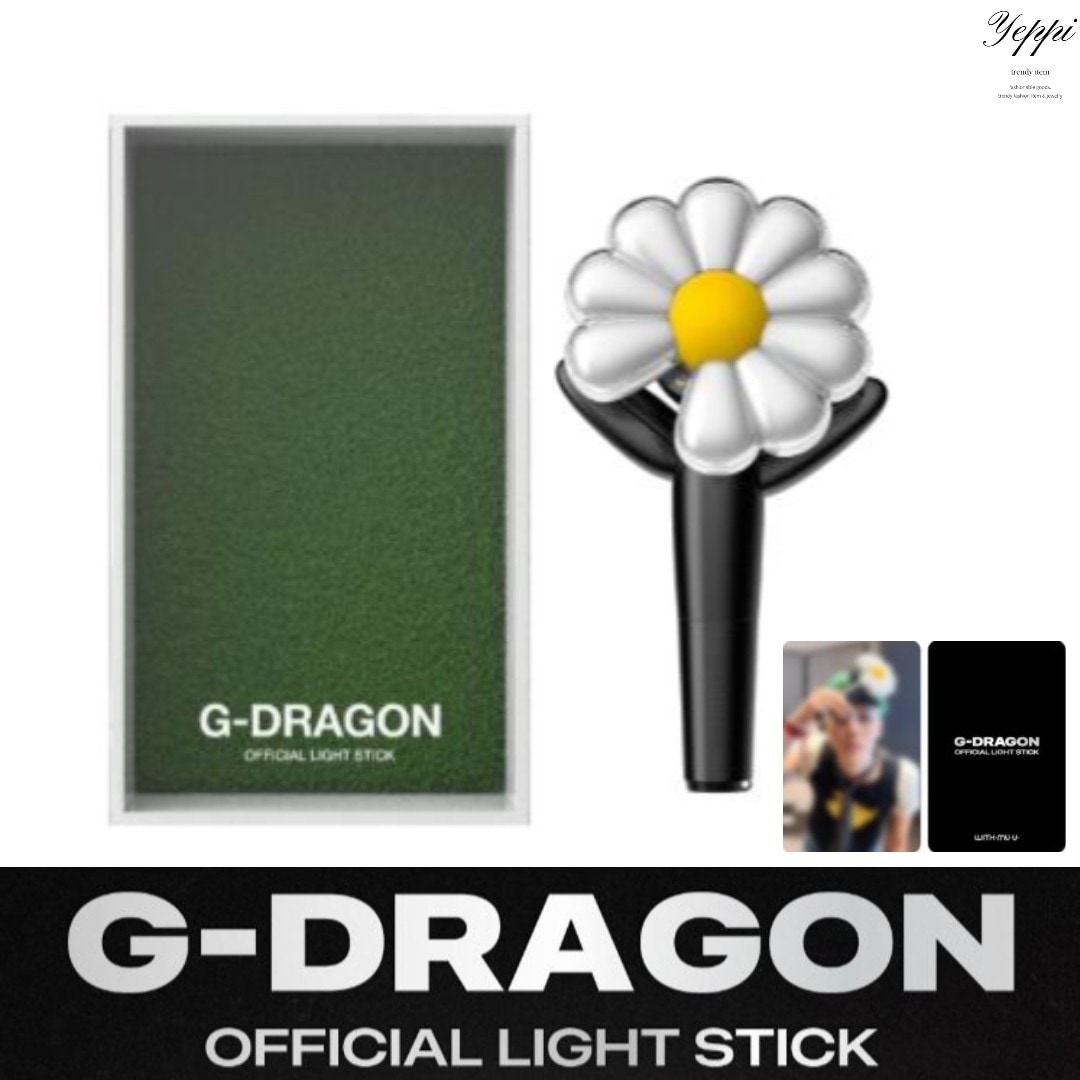 【 当日出発 】G-DRAGON - OFFICIAL LIGHT STICK [ 特典フォトカード1種付 ] g-dragon ペンライト 公式グッズ