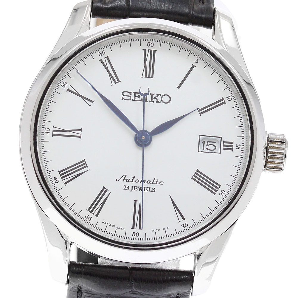 セイコー SEIKO SARX019/6R15-02P0 プレサージュ デイト 自動巻き メンズ _939430【中古】