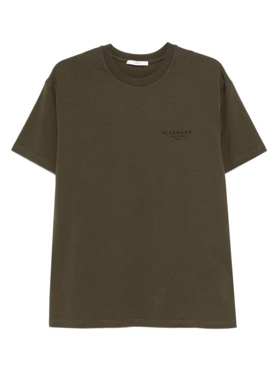 GIVENCHY Men T-Shirts BM71NK3YRV 305 Kaki