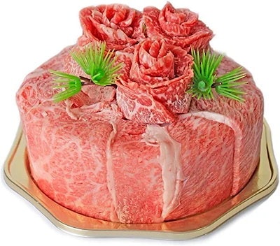 松阪牛 A4 A5等級 ケーキ盛り【誕生日 贈り物】300g(2...のサムネイル