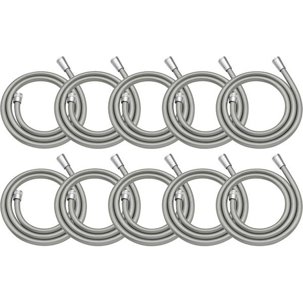 GA-FF034 シルバー [シャワーホース 1.6m 10本]