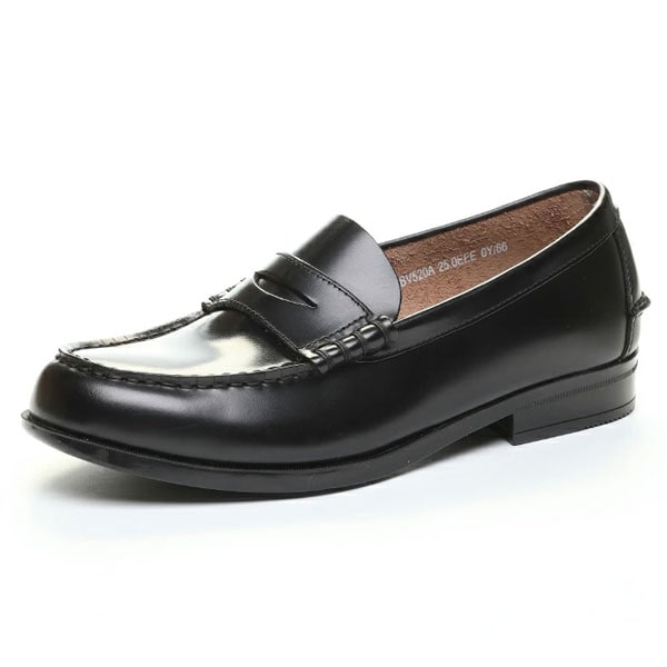 MOONSTAR ムーンスター BV520A 踵ケリ付 ブラバス スクール ローファー 幅3E 通学 天然皮革 本革 ベーシック メンズ ブラック /ST