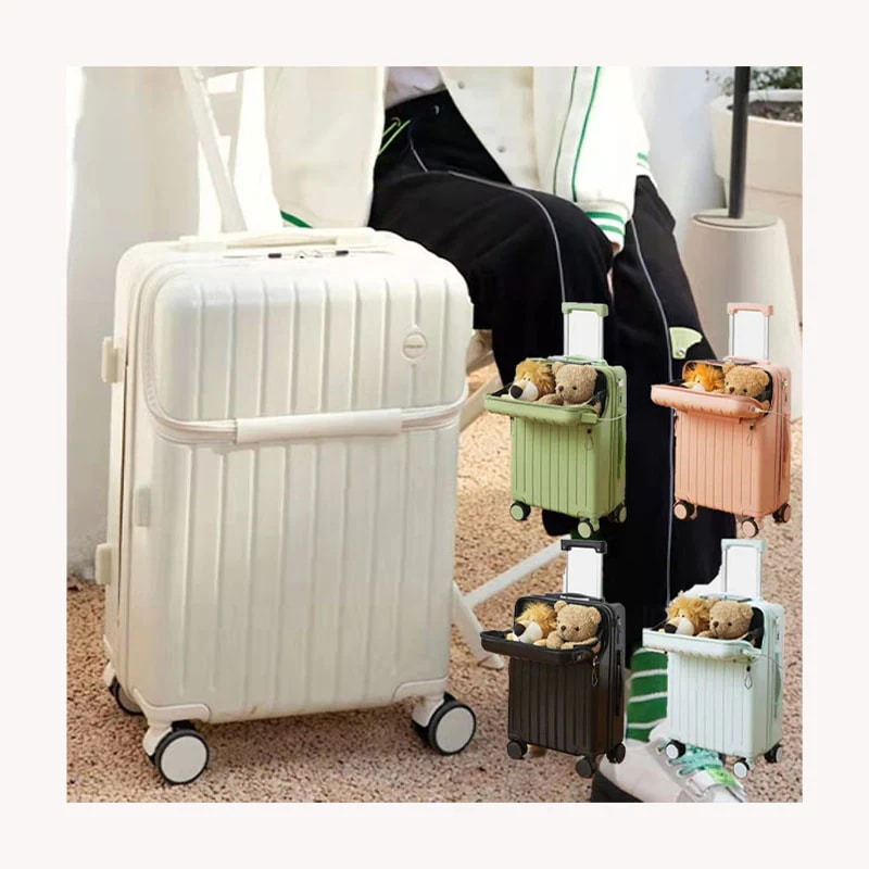 スーツケース 機内持ち込み可 USB充電可能 超軽量 静音 360度回転 ダブルキャスター 多色